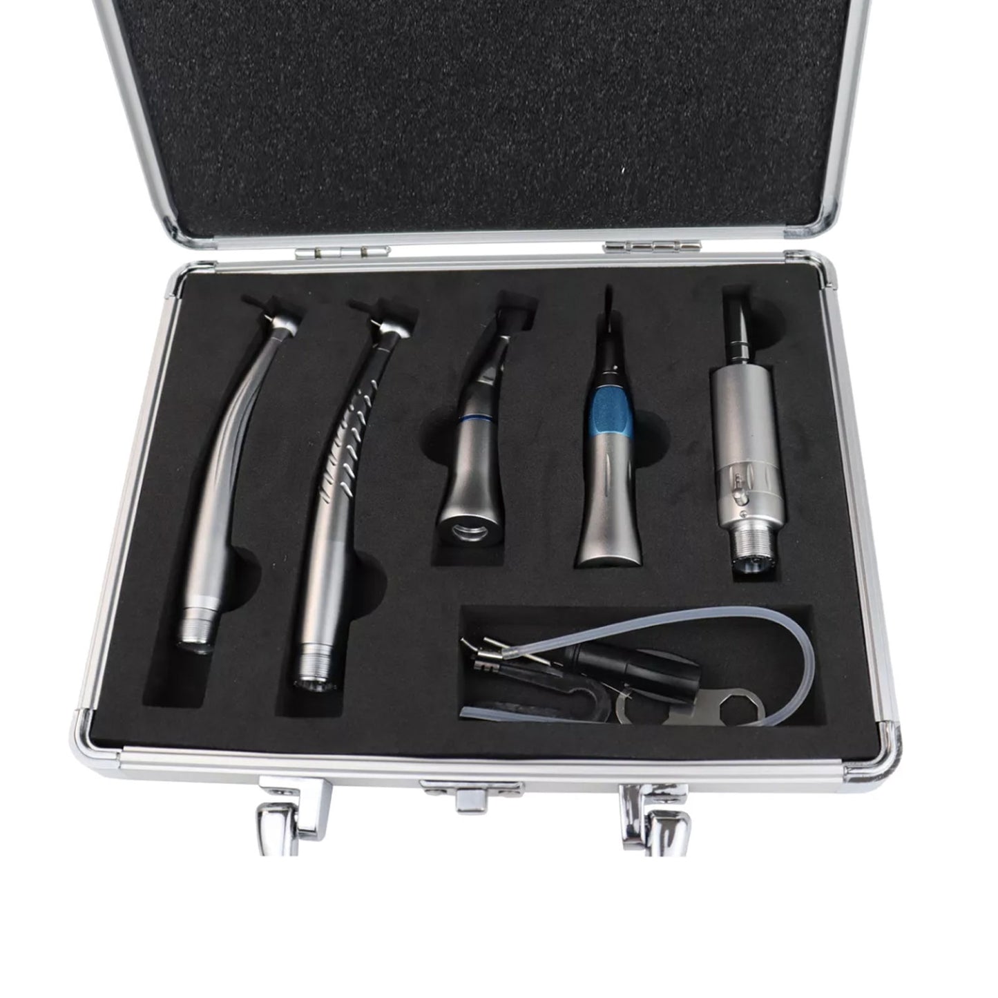 Set con 2 piezas de mano de alta velocidad y una de baja velocidad