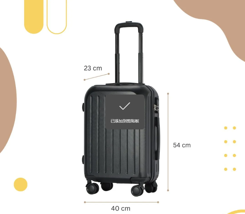 Maleta de Cabina 20” Ruedas 360°