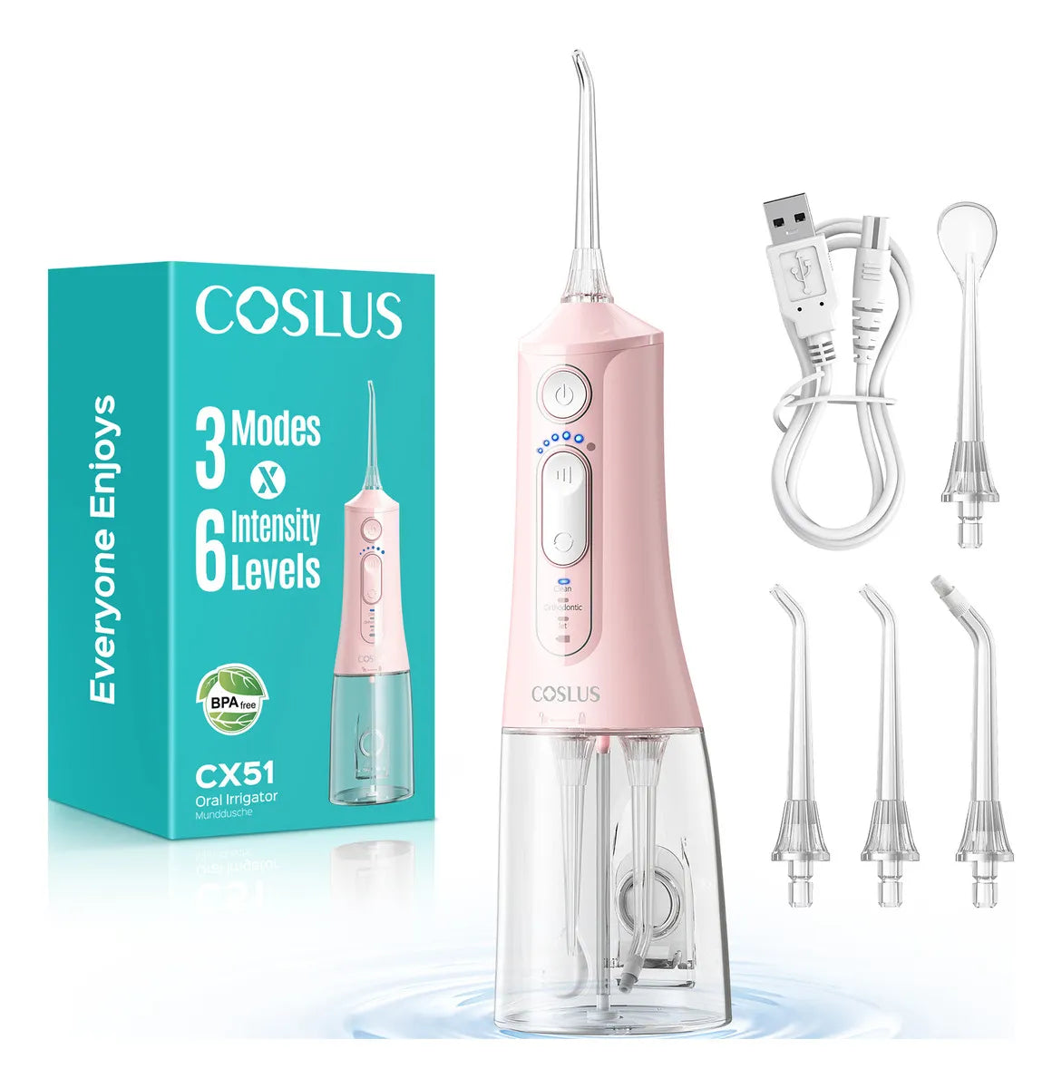 Irrigador Bucal Portátil 18 Niveles