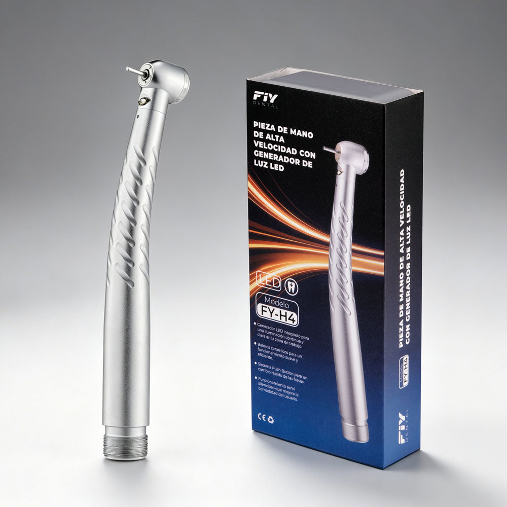 Pieza de mano de alta velocidad con generador de luz LED H-4