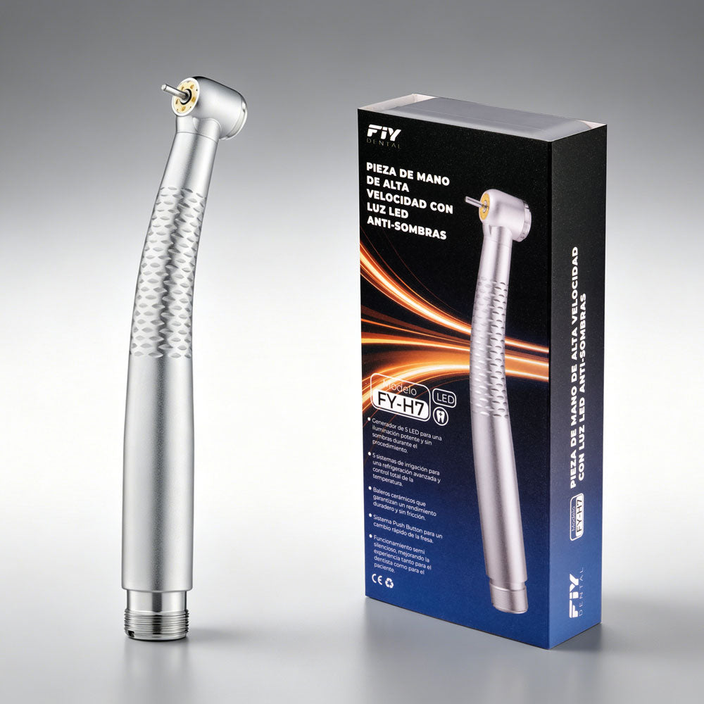 Pieza de mano de alta velocidad con luz LED anti-sombras H-7