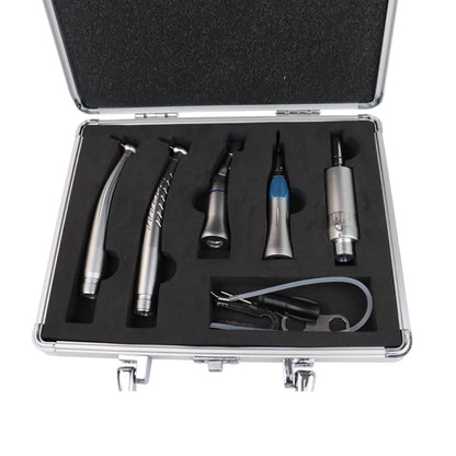 Set con 2 piezas de mano de alta velocidad y una de baja velocidad