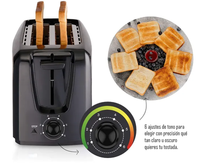 Tostadora Lagom 650W Acero